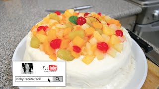 PASTEL DE 3 LECHES  Vicky Receta Facil [upl. by Akimyt624]