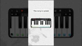 This song is cursed shots piano viralvideo [upl. by Rotkiv]