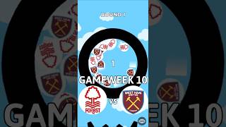 Nottingham Forest vs West Ham  MARBLE RACE PREMIER LEAGUE shorts premierleague forest westham [upl. by Eneleoj]