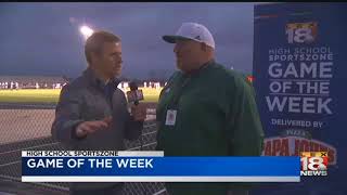 LEX 18 High School Sports Zone Game Of The Week November 3 2017 [upl. by Lisetta]