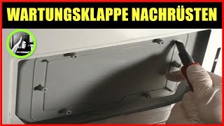 Reinigungsklappe in Wäschetrockner einbauen ✅ Trockner Reinigungsöffnung nachrüsten ✅ Wartungsklappe [upl. by Janette444]