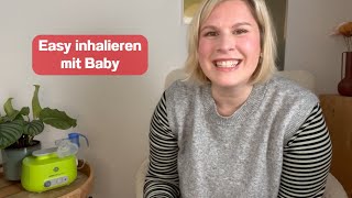 PARI  Easy inhalieren mit Baby mit Hebamme Maren [upl. by Aekahs340]