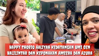 Happy Thoriq Aaliyah Kedatangan Umi Gen Halilintar Dan Keluarga Atta Mama Nur Lisazubaidi [upl. by Itch524]