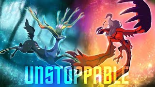 Xerneas and Yveltal fight AMV UNSTOPPABLE ft sia [upl. by Ramon]