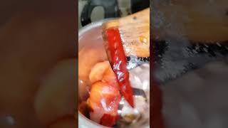 How to make spaghetti🍝 My first cooking video youtube shortvideo [upl. by Eeral519]