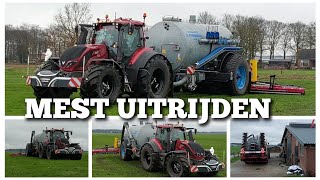 MEST UITRIJDEN  Mestkelders vol  Het land nat  Boer Gerrit vlogt [upl. by Leak]