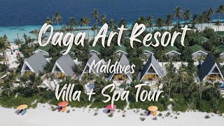 Oaga Art Resort Maldives  Villa amp Spa Tour  Maldives Vlog🏝️ Oaga Art Resort Roomtour 🏝️ Malediven [upl. by Ellimak]