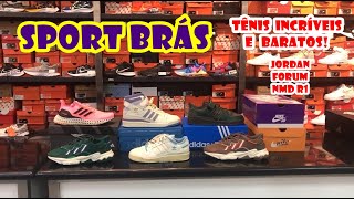 TÊNIS INCRÍVEIS  OUTLET SPORT BRÁS  JORDAN  OZWEEGO  FORUM  NMD R1  ADIDAS ULTRA 4D  TOP TEN [upl. by Iidnarb]