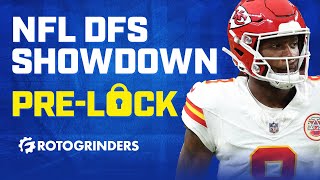 SHOWDOWN Time for Monday Night  Week 9 NFL DFS Picks amp Strategy [upl. by Hsak119]