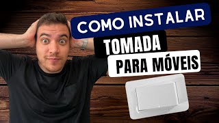 💥 Como instalar tomada para móveis Fácil instalação  ESPAÇO DA ELÉTRICA [upl. by Fafa88]