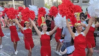 0057 🇨🇾 Carnival parade in Limassol 2023 from 00 ♫ [upl. by Nelrsa]