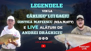 Legendele vin la Cârligu lui Gagiu Costică Mateescu Nea Maty e LIVE alături de Andrei Drăghiciu [upl. by Nnov186]