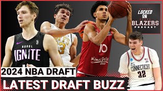 Portland Trail Blazers Draft Buzz  Rumors at the top the 2024 NBA Draft [upl. by Barrett]