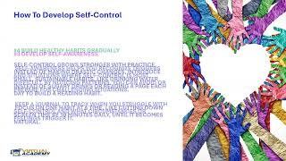 17  SEW  How To Develop Self Control 112124 [upl. by Seerdi370]