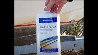 Cleaning Your Boat Hull and Waterline with West Marine Instant Hull Cleaner [upl. by Moya301]