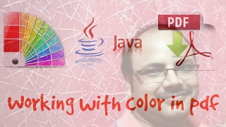 Java PDF Creation  3 Set color and page size in PDF with PDFbox AmitRanjan [upl. by Carley]