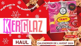 CALENDRIER DE LAVENT 2024  ART BY MARLENE de STUDIOLIGHT HAUL KERGLASS 1 petit nouveau Team NOEL [upl. by Call449]