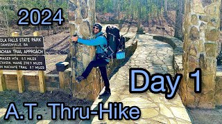 Appalachian Trail ThruHike  Day 1  Approach Trail  Amicalola Falls State Park [upl. by Devol]