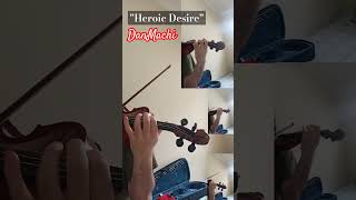 quotHeroic Desirequot ost from DanMachi violin cover pt2 [upl. by Alemap]