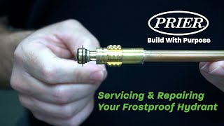 Servicing amp Repairing Your PRIER Frostproof Hydrant [upl. by Docilu540]