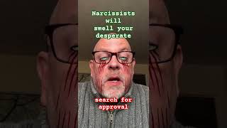 Narcissists will smell your desperate search for approval narcissism nervoussystem peoplepleaser [upl. by Cutler955]