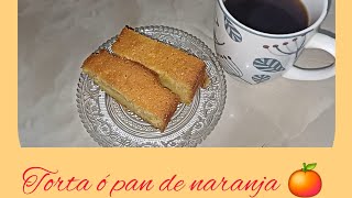 TORTA DE NARANJA 🍊  bizcocho de naranja [upl. by Eemaj]