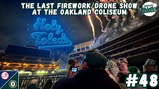 The Last FireworkDrone Show at the Oakland Coliseum [upl. by Byrle165]