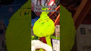 The Grinch Animatronic Christmas Decoration Home Depot [upl. by Illil]