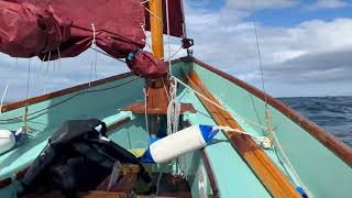 Drascombe Lugger “Lily Ella” Sailing off Stonehaven [upl. by Anglo]