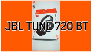 UNBOXING  AUDIFONOS JBL TUNE 720 BT   PURE BASS WIRELESS  76 H DE CARGA  USB TYPE C [upl. by Arakat]