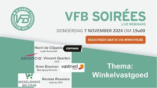 VFB Soirée Thema Winkelvastgoed met Comeos Ascencio Vastned Belgium en Wereldhave Belgium [upl. by Calida261]