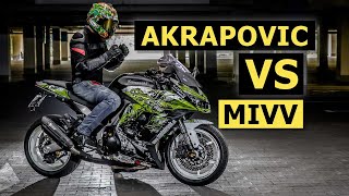 Akrapovic vs Mivv Suono Kawasaki Z 1000 SX [upl. by Higginbotham654]