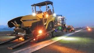 Asphalt Paving Repair Runway Airport Sumitomo HA60W Sakai ER501F Cold Milling [upl. by Chiarra]