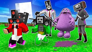 ALL EPISODES of BABY Mikey amp JJ FAMILY vs GRIMACE SHAKE in Minecraft  Maizen [upl. by Aimik]