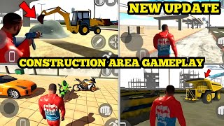 CONSTRUCTION 🔨⚙️⚒️🧱 AREA GAMEPLAY 🤑  indian bike driving 3d  technogamerz souravjoshivlogs [upl. by Henigman]