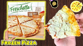 🍕 Freschetta Thin Crust Five Cheese  Frozen Pizza Review [upl. by Hallagan]