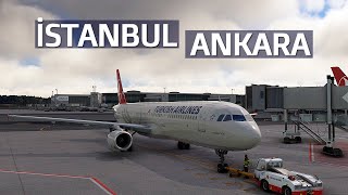 Ankara Üzerinde Süzüldük  LTFM LTAC  MSFS2020  FenixA321 [upl. by Sonia763]