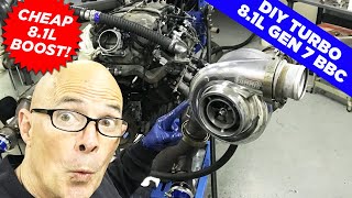 HOW TO DIY TURBOCHARGE A JUNKYARD BIG BLOCK CHEVY81L GEN 7 496 TURBOHOW TO MAKE BIG TORQUE GAINS [upl. by Lekim]