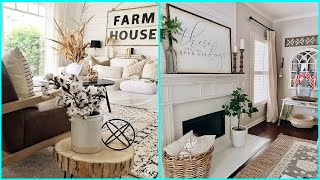 75 BEAUTIFUL RUSTIC FARMHOUSE DECOR IDEAS [upl. by Mariano]