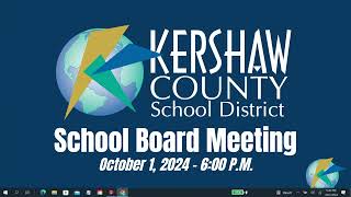 Kershaw County School Board Meeting [upl. by Eislrahc]