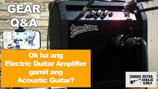 Ok ba yung Deviser TG15 Electric Guitar Amplifier Using Acoustic Guitar [upl. by Ariuqahs200]