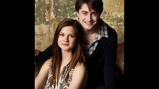 A Harry Potter Reunion Between Daniel Radcliffe and Bonnie Wright [upl. by Longley]