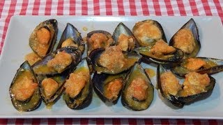 Receta de mejillones con salsa Americana [upl. by Haelat]