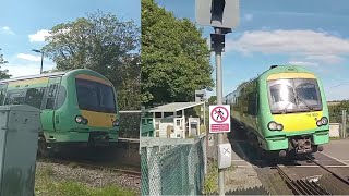 Winchelsea Station and Winchelsea Level Crossing networkrail dieseltrains [upl. by Essined]