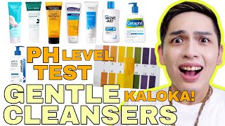 GENTLE CLEANSERS PH LEVEL TEST  NAKAKALOKA MAGKAKAALAMAN NA SIR LAWRENCE [upl. by Iniretake]