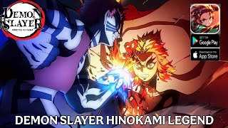 Demon Slayer Hinokami Legend Gameplay  New RPG Game Android [upl. by Dimitri]