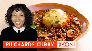 Chef Ntis Easy Curry with Dumplings  Pilchards Sardines Curry with Dombolo [upl. by Lion982]