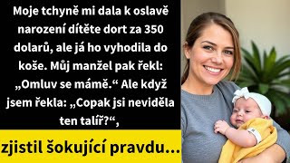 Moje tchyně mi dala k oslavě narození dítěte dort za 350 dolarů ale já ho vyhodila do koše [upl. by Inalel]