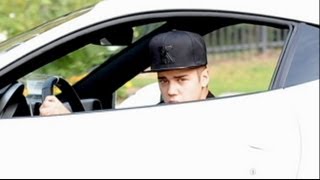 Justin Bieber Confronted by NFL Star Keyshawn Johnson Takes Issue With Stars Alleged Speeding [upl. by Burn]