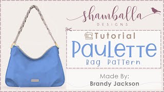 The Paulette Bag Full TutorialShamballa Bags [upl. by Aem664]